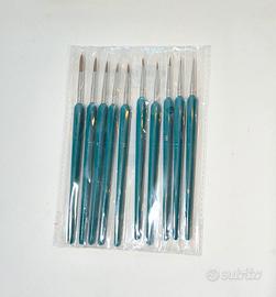 Set di 10 pennelli professionali per pittura.  - M