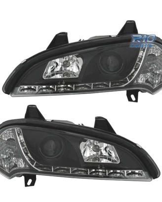 FARI PER OPEL TIGRA 95-03 LUCE DIURNA A LED FONDO 