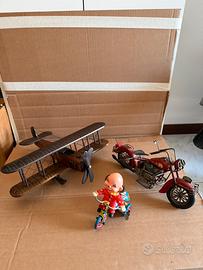 Giocattoli vintage vari - latta, legno e ferro