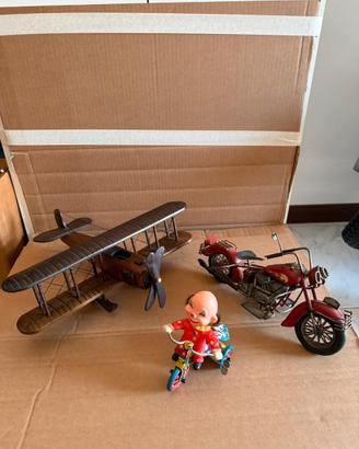 Giocattoli vintage vari - latta, legno e ferro