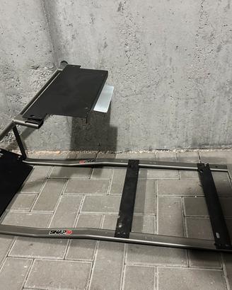 Supporto gaming per volante , pedaliera e sedile