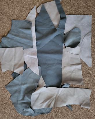 Scampoli vera pelle - Colore Grigio