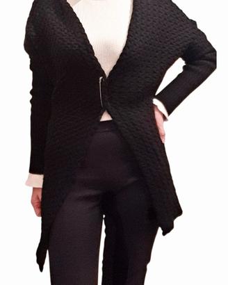 Cardigan nero asimmetrico vintage Y2K  tg. M