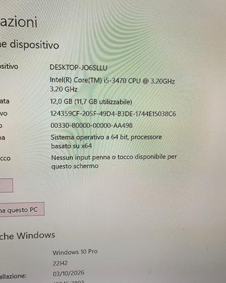 Home theather PC I5, 12gb DDR3, 250gb hdd, PSU 500