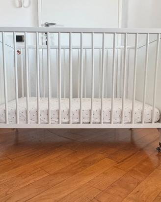 Culla smagora ikea con materasso
