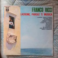 vinile Lacreme, parole e musica di Franco Ricci