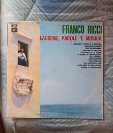 vinile Lacreme, parole e musica di Franco Ricci