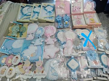 FIOCCHI NASCITA VARI BRAND-NUOVI FONDO MAGAZZINO 