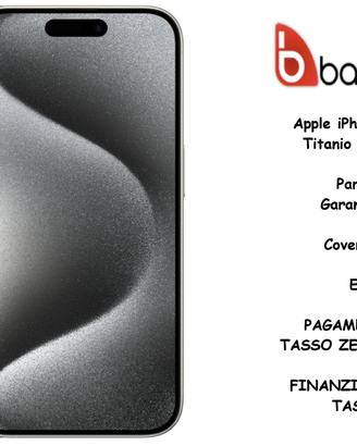 Apple iPhone 15 Pro Max Titanio Bianco 256 Gb