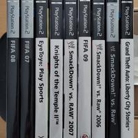 Videogiochi PS2 Fifa, GTA, Smack Down....