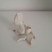 Statuina colomba gabbiano bianca stile Capodimonte