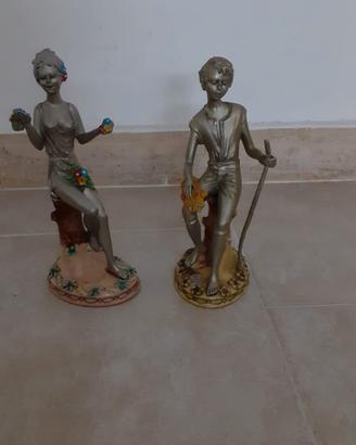 Statue in bronzo Lui e Lei 