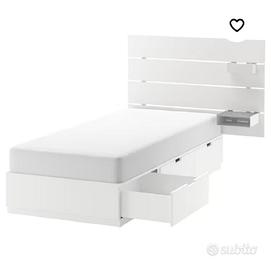 Letto singolo con testiera IKEA NORDLI