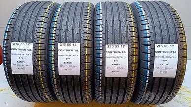 4 GOMME 215 55 17 CONTINENTAL RIF4697