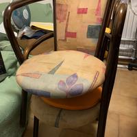 Sedie imbottite poltroncine tutte e 5 a 50 euro