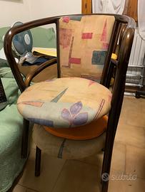 Sedie imbottite poltroncine tutte e 5 a 50 euro