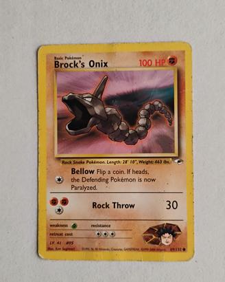 carta pokemon brocks onix