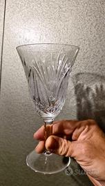 6 bicchieri in cristallo autentico