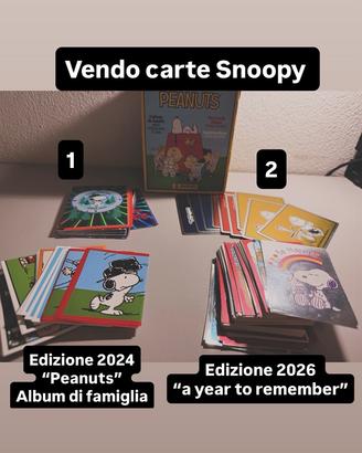 Carte Snoopy 2024-2026