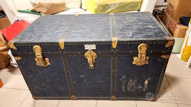 Baule vintage d'epoca SANSONE BLU