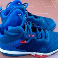 Scarpe basket rosso e azzurro misura 36