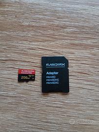 SanDisk scheda microSD 256gb Extreme Pro A2