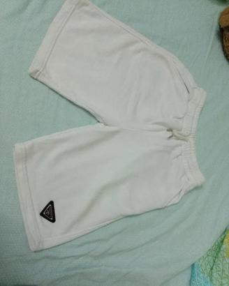 pantaloncino uomo Prada cotone tg L bianco