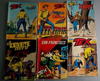 Lotto 6 Albi TEX Vintage - Anni '70 & 90