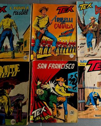 Lotto 6 Albi TEX Vintage - Anni '70 & 90