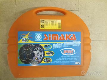 Catene Neve SIMAKA Speedy 12mm Taglia 40 OMOLOGATE