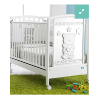 Lettino Pali mod. Birba con materasso Ikea