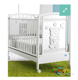 Lettino Pali mod. Birba con materasso Ikea