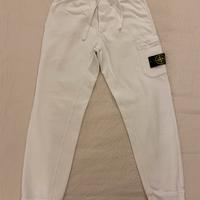 Stone Island pantaloni tuta bianchi