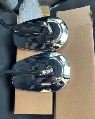 Specchietti  Cromati adatto per Harley davidson