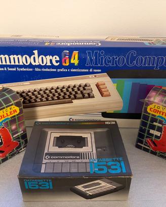 Commodore 64 FUNZIONANTE — scatola originale