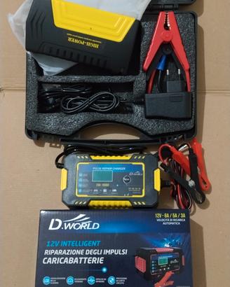 Jump starter più caricabatterie 