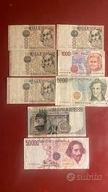 Banconote lire Italiane miste