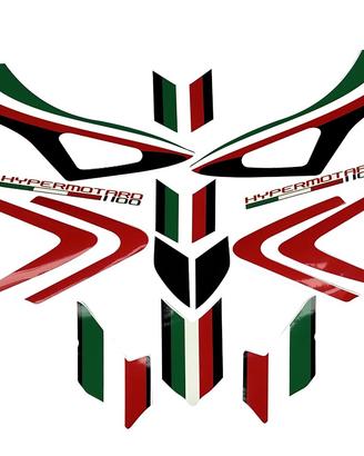 Adesivi Ducati Hypermotard - kit Italia