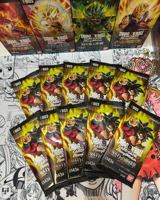 10x FB03 Booster Pack Sealed Dragon Ball FW