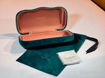 Custodia Gucci originale per occhiali + accessori