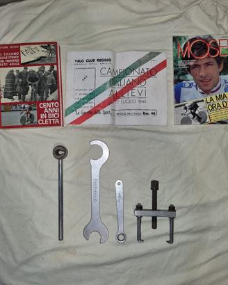 Attrezzatura x riparazione, libri bici