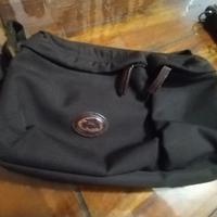 tracolla The Bridge marrone in tessuto tecnico 