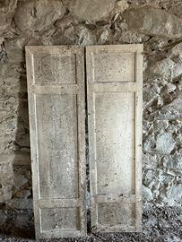 coppia di scuri di abete
