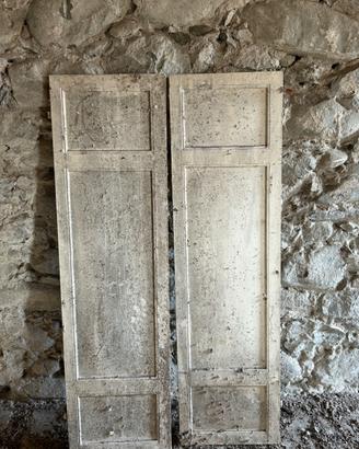 coppia di scuri di abete