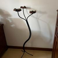 Porta candele a piantana