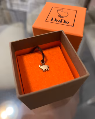 Ciondolo Elefante Dodo pomellato 1gr oro 750