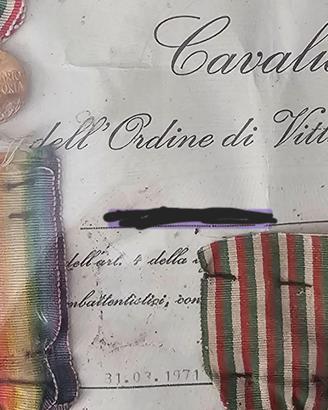 Medaglie originali prima e seconda guerra mondiale