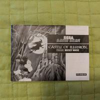 Manuale istruzioni Castle of illusion Game gear