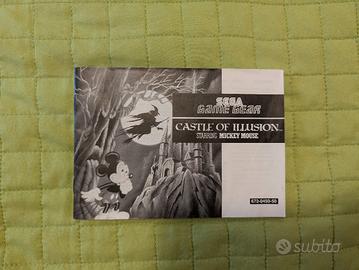 Manuale istruzioni Castle of illusion Game gear