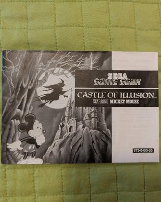 Manuale istruzioni Castle of illusion Game gear